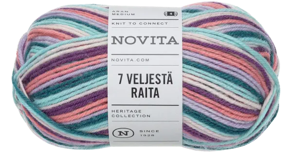 Lõng 7 Veljestä Raita 100G 977