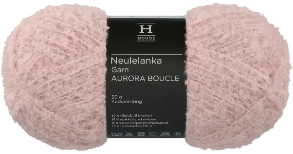 Lõng Aurora 50g heleroosa