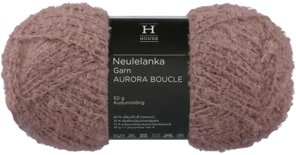 Lõng Aurora 50g vanaroosa