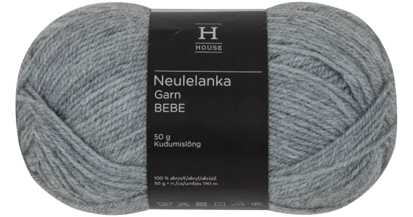 Lõng Bebe 50g helehall melange