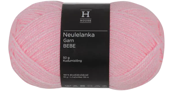 Lõng Bebe 50g heleroosa