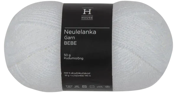 Lõng Bebe 50g valge