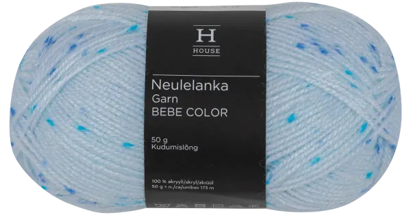 Lõng Bebe Color 50g helesinine
