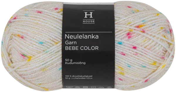 Lõng Bebe Color 50g vikerkaar