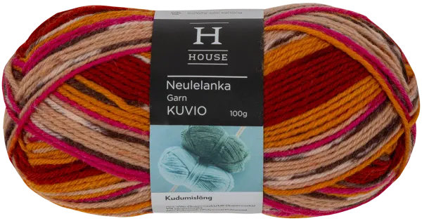 Lõng Kuvio 100g oranž/roosa
