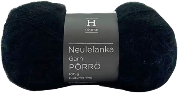 Lõng Kuviot vill-mohäär-akrüül 100g 710239 Must