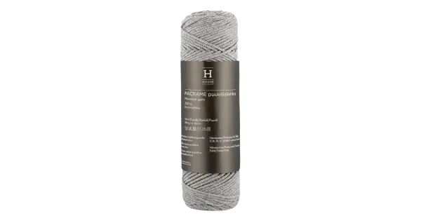 LÕNG MACRAMEE PUUVILL HELEHALL 200G