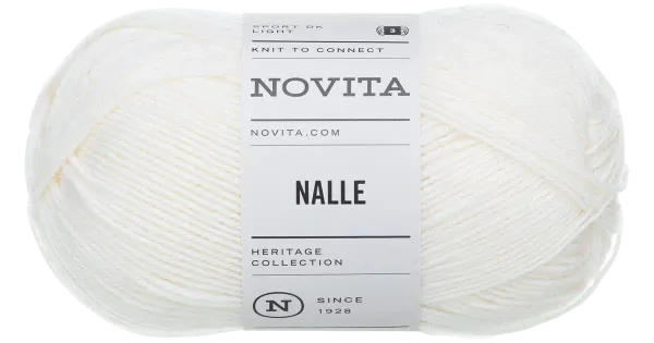 Lõng Novita Nalle 100g 011 valge