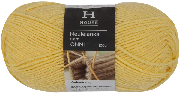 Lõng Onni 100g kollane