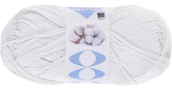 Lõng Perfect Cotton 100 g, valge