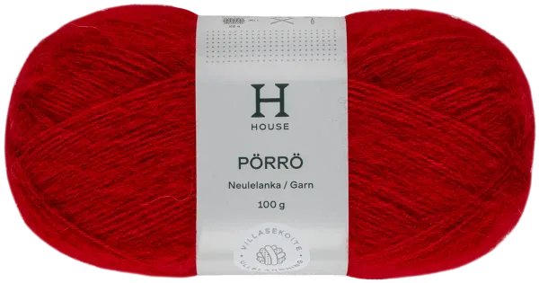 Lõng Pörrö 100g 3641 punane