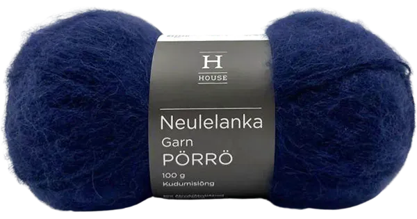 Lõng Pörrö vill-mohäär-akrüül 100g 710239 Navy