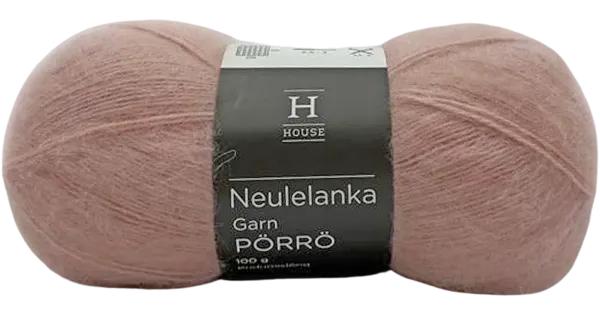 Lõng Pörrö vill-mohäär-akrüül 100g 710239 Roosa