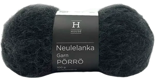 Lõng Pörrö vill-mohäär-akrüül 100g 710239 Tumehall