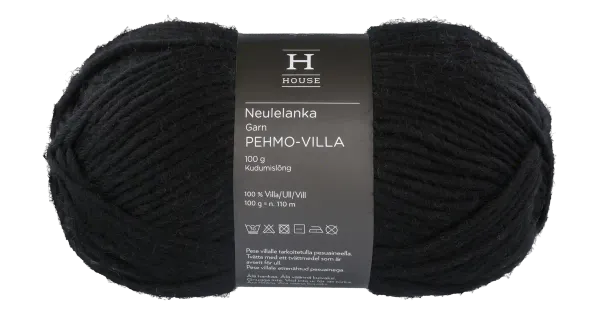 Lõng Softwool 100g 112706 Must