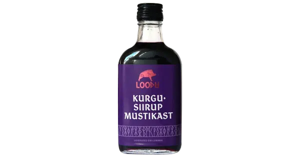 Loodu kurgusiirup mustikast 244 g