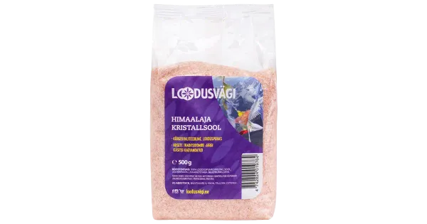 Loodusvägi himaalaja kristallsool 500 g