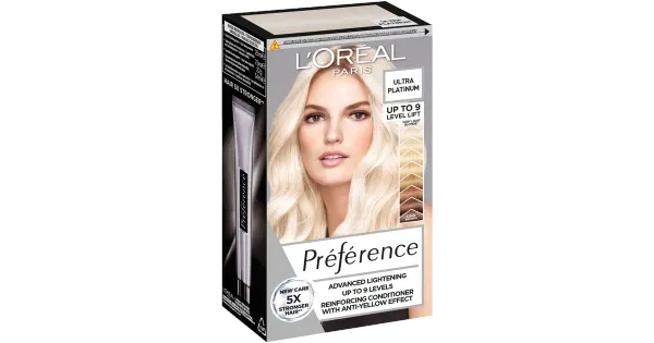 Loreal blondeerija Preference Up to 9 Level Ultra Platinum