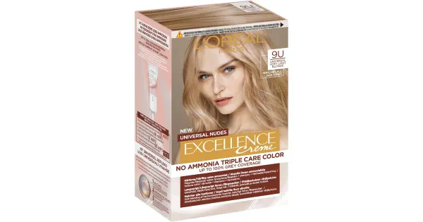 Loreal juuksevärv Excellence Creme hele blond 9U