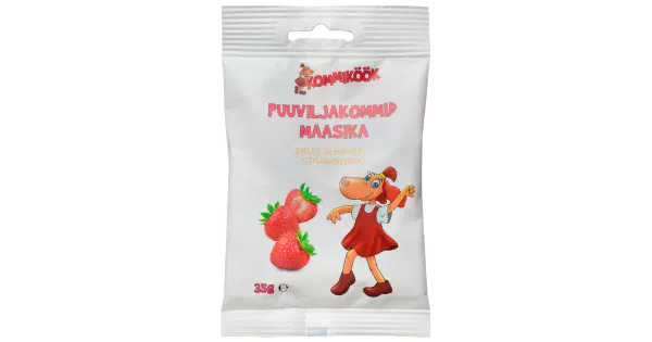 Lotte Kommiköök puuviljakommid, maasika 35g
