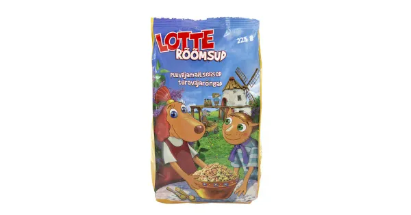 Lotte puuviljamaitselised teraviljarõngad Rõõmsud, 225 g