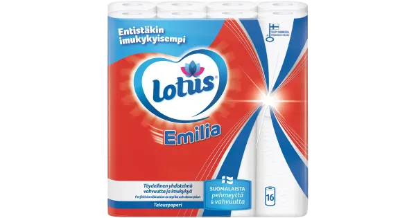 Lotus Emilia majapidamispaber 16 rulli