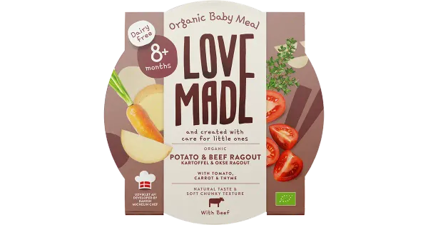 LoveMade ökoloogiline kartuli-loomalihapada 8k+ 185g