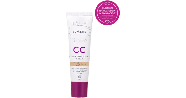 Lumene jumestuskreem CC Color Correcting 1.5 Fair