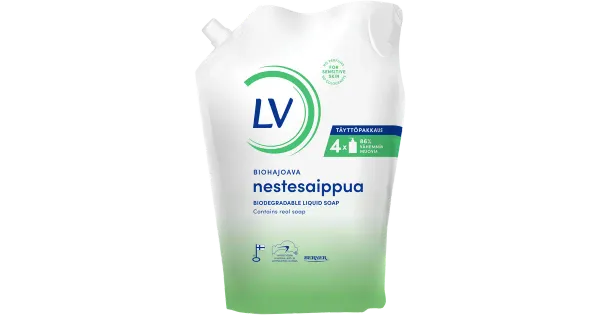 LV biolagunev vedelseep täitepakk 1,2l