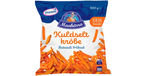 Maahärra Kuldselt krõbe bataadi friikartulid 500 g