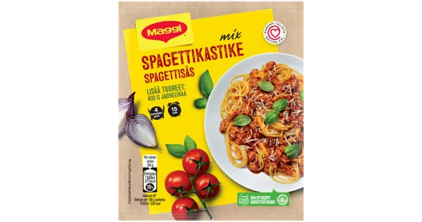 Maggi mix spagettikastme koostisosad 64g