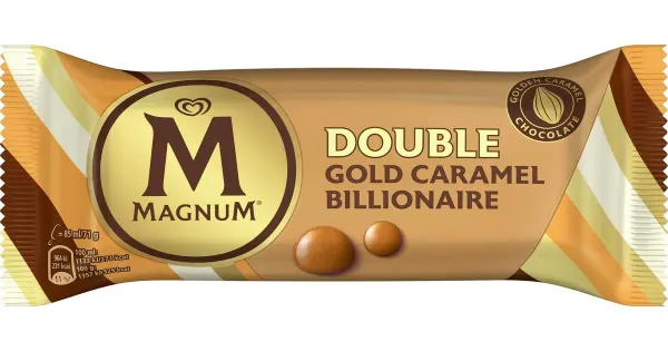 Magnum Jäätis Double Gold Caramel Billionaire 85ml