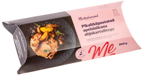 Maitseelamused Pikalt küpsetatud apelsinikana ahjukartulitega 800 g