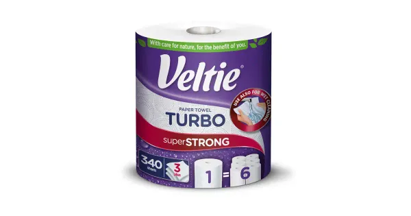 Majapidamispaber Veltie 3-kihiline 1 rull