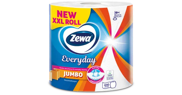 Majapidamispaber Zewa Everyday Jumbo 2-kihiline 1 rull