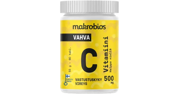 Makrobios C-vitamiin 500 mg 90 tab 55g