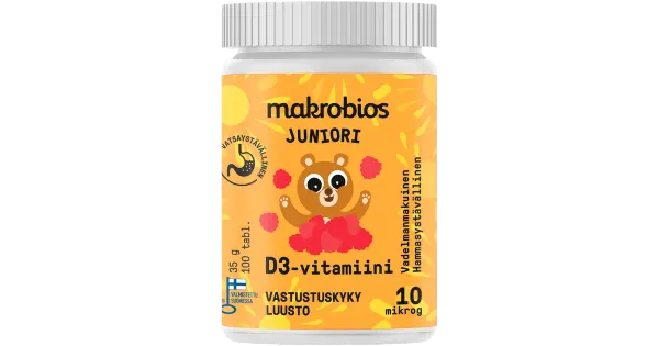 Makrobios Junior D-vitamin 100tk