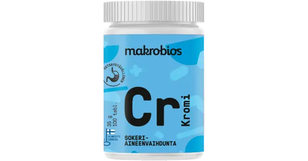 Makrobios kroomi tabletid 50Mcg 100tk