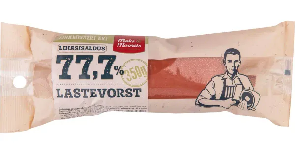 Maks & Moorits 77,7% Lastevorst 350G