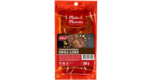 Maks & Moorits Ameerikapärane Grill-Liha 500 G