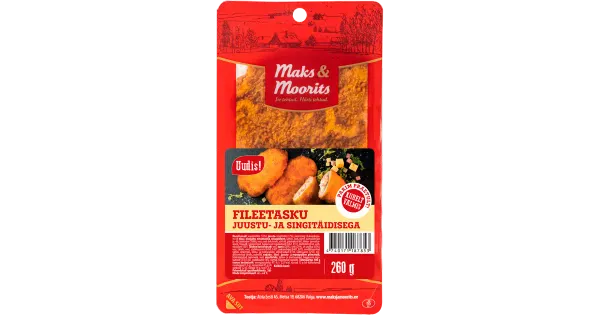 Maks & Moorits Fileešnitsel Juustu- Ja Singitäidisega 2