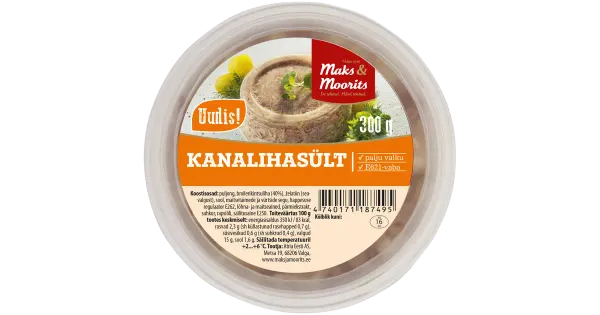 Maks & Moorits Kanalihasült 300 G