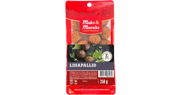 Maks & Moorits Lihapallid 350G