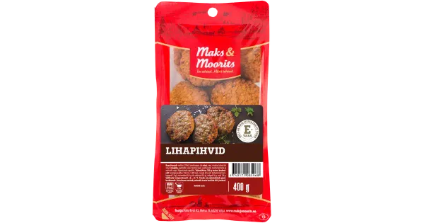 Maks & Moorits Lihapihvid 400G