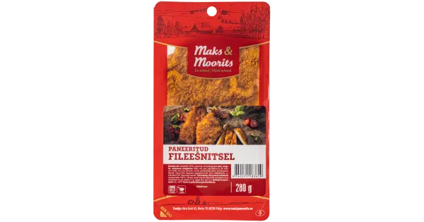 Maks & Moorits Paneeritud Fileešnitsel 280G