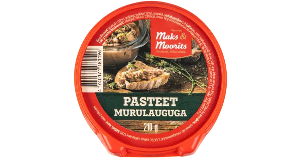Maks & Moorits Pasteet Murulauguga 210G
