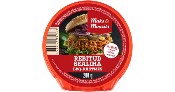 Maks & Moorits Rebitud Sealiha Bbq Kastmes 200 G
