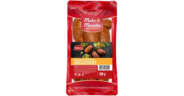 Maks & Moorits Sulajuustuga grillvorst 600g