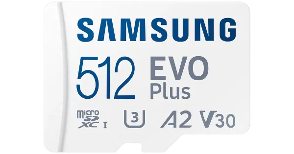 Mälukaart EVO+ MicroSD 512GB