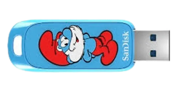 Mälupulk SanDisk Smurff 128GB